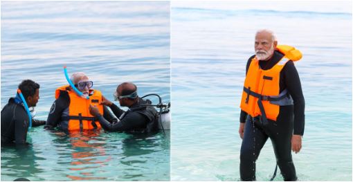 Modi in Lakshadweep