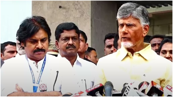 Chandrababu and Pawan met EC